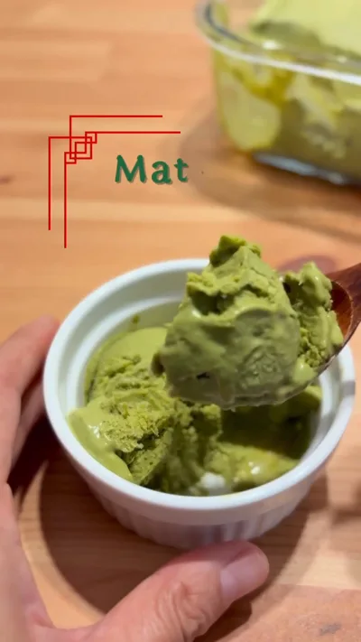 Matcha fagylalt
